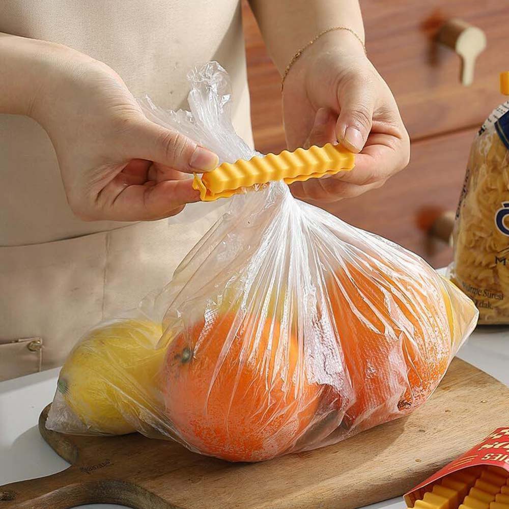 12PCS Reusable Food Bag Clips – French Fry Shaped Storage Sealing Clips