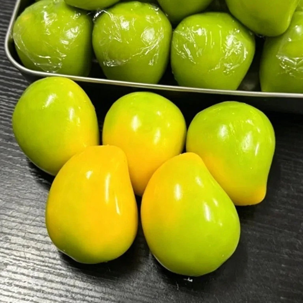 2PCS Squishy Mango Fidget Toy – Color Changing Stress Ball, Handmade ASMR Sensory Gift