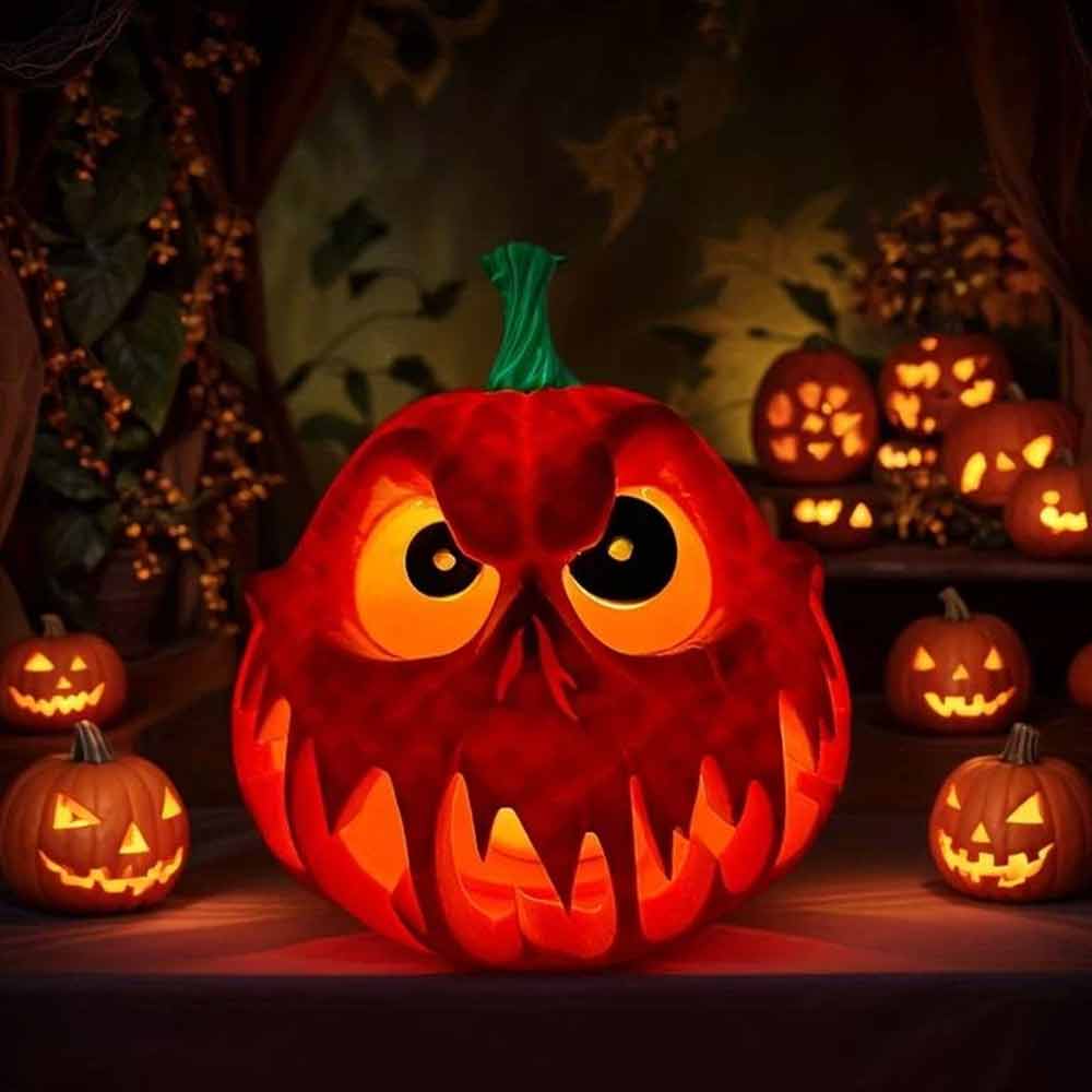 LED Halloween Pumpkin – Decorative Lantern Prop for Party & Home