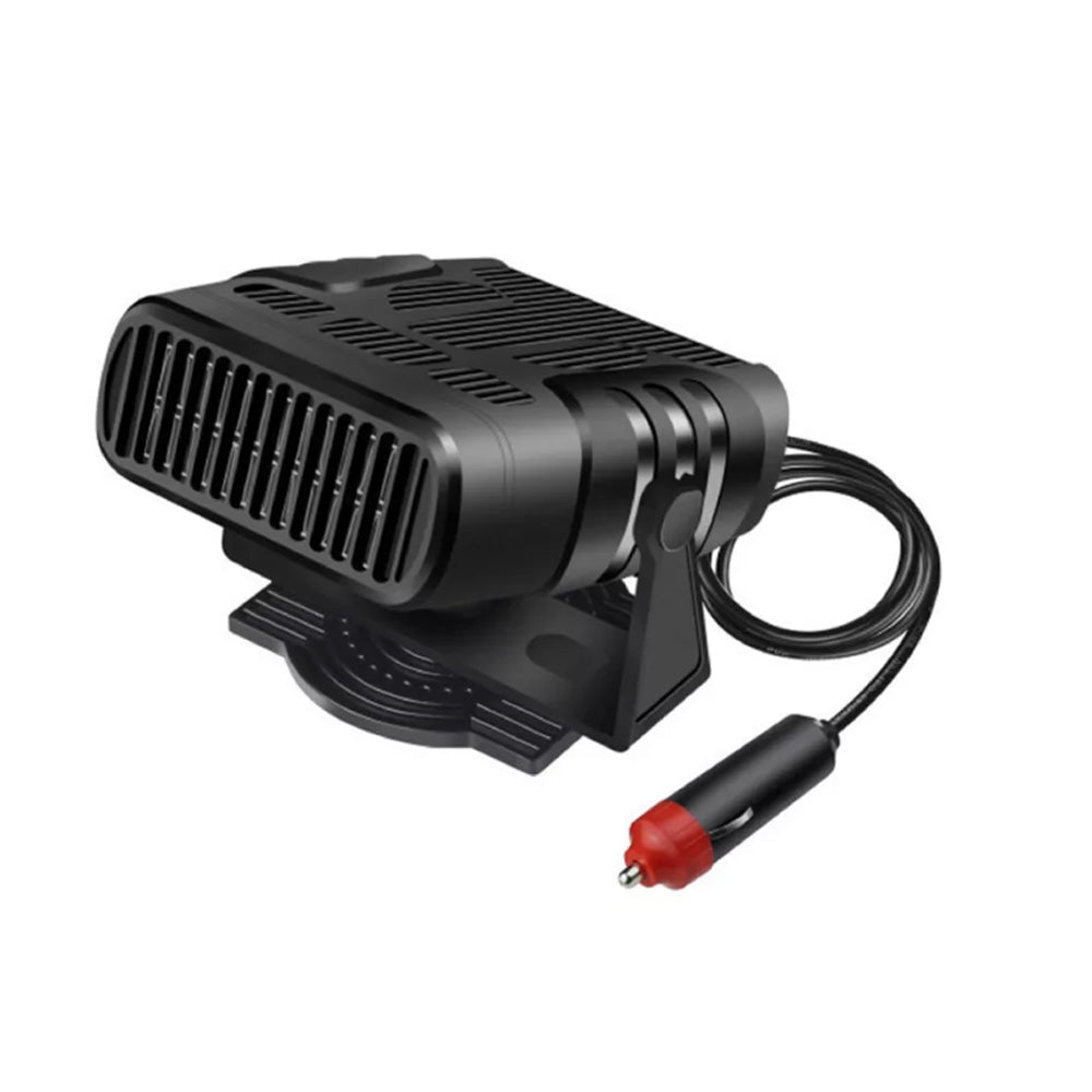 24V Car Fan Heater Portable Vehicle Heating Windscreen Defroster Demister 200W