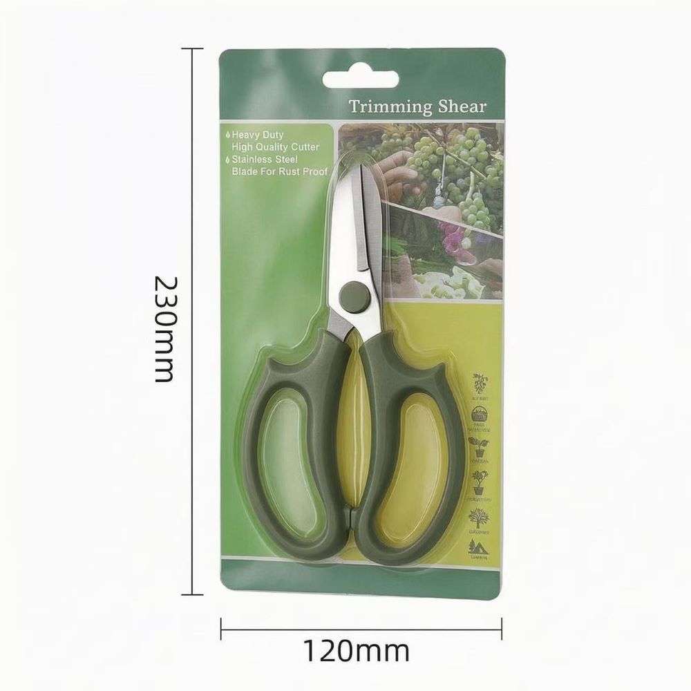 Stainless Steel Pruning Shears – Garden Scissors for Potted Plants & Floral Arrangements