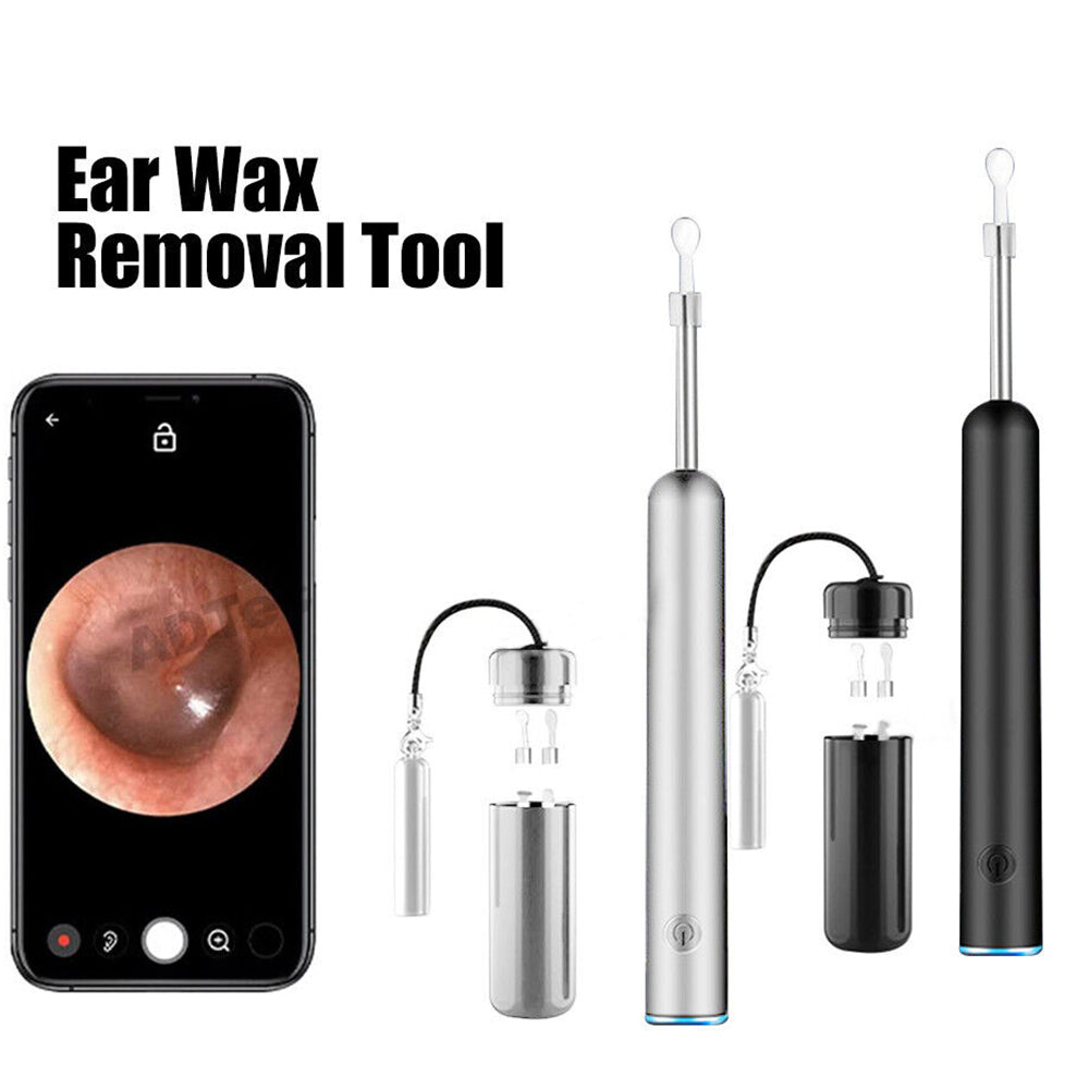 Ear Wax Remover Ear Cleaner Removal Camera Cleaning Pick Tool AU LED Light Scoop