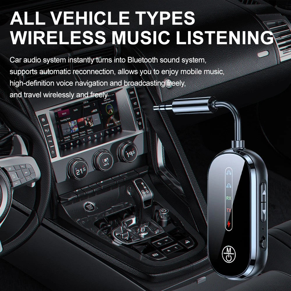 Airplane Bluetooth Transmitter for AirPods - Wireless Audio Adapter for Headphones