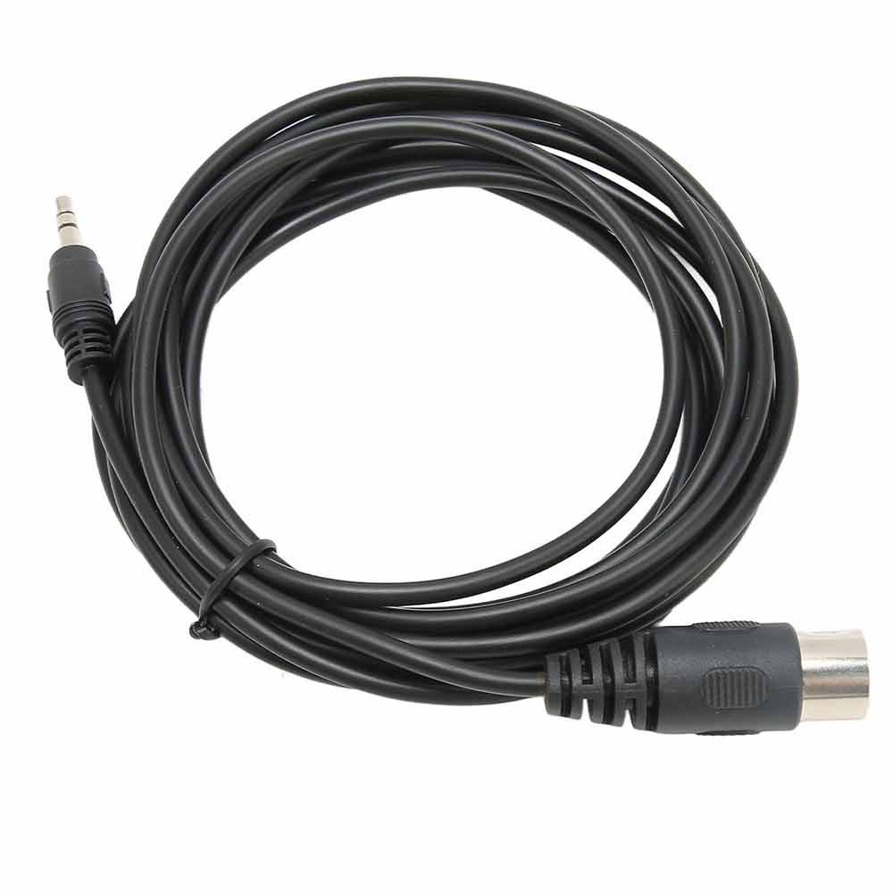 7-Pin DIN MIDI Male to 3.5mm Male Cable – Stereo HiFi Replacement Cable, 1.5m