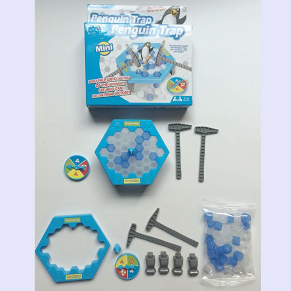 Hammer Penguin Save the Penguins on Ice Game Break Ice Block Trap Family FunGame