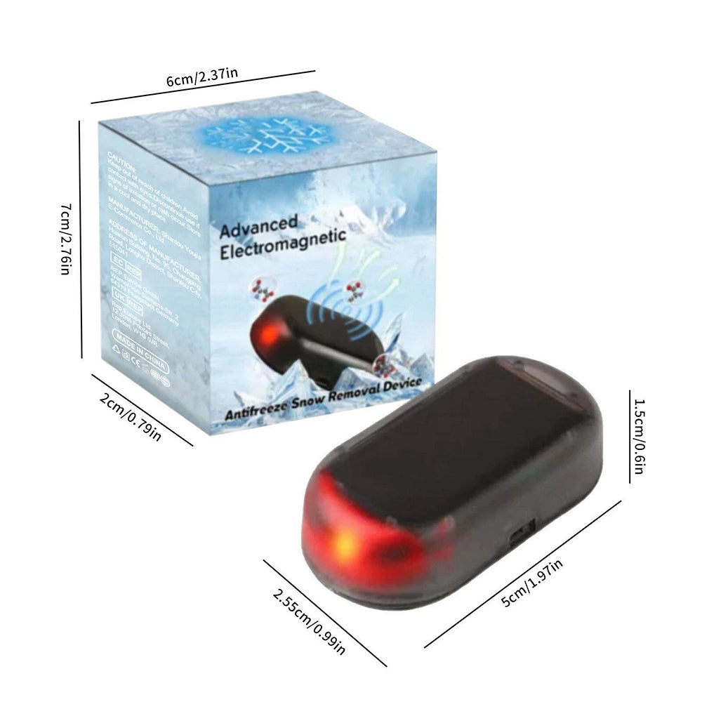 2PC Electromagnetic Windshield Defrosters - Portable Anti-Ice & Snow Remover
