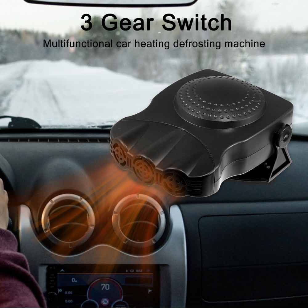 Portable Electric Car Heater DC 12V 150W Heating Fan Defogger Defroster Demister