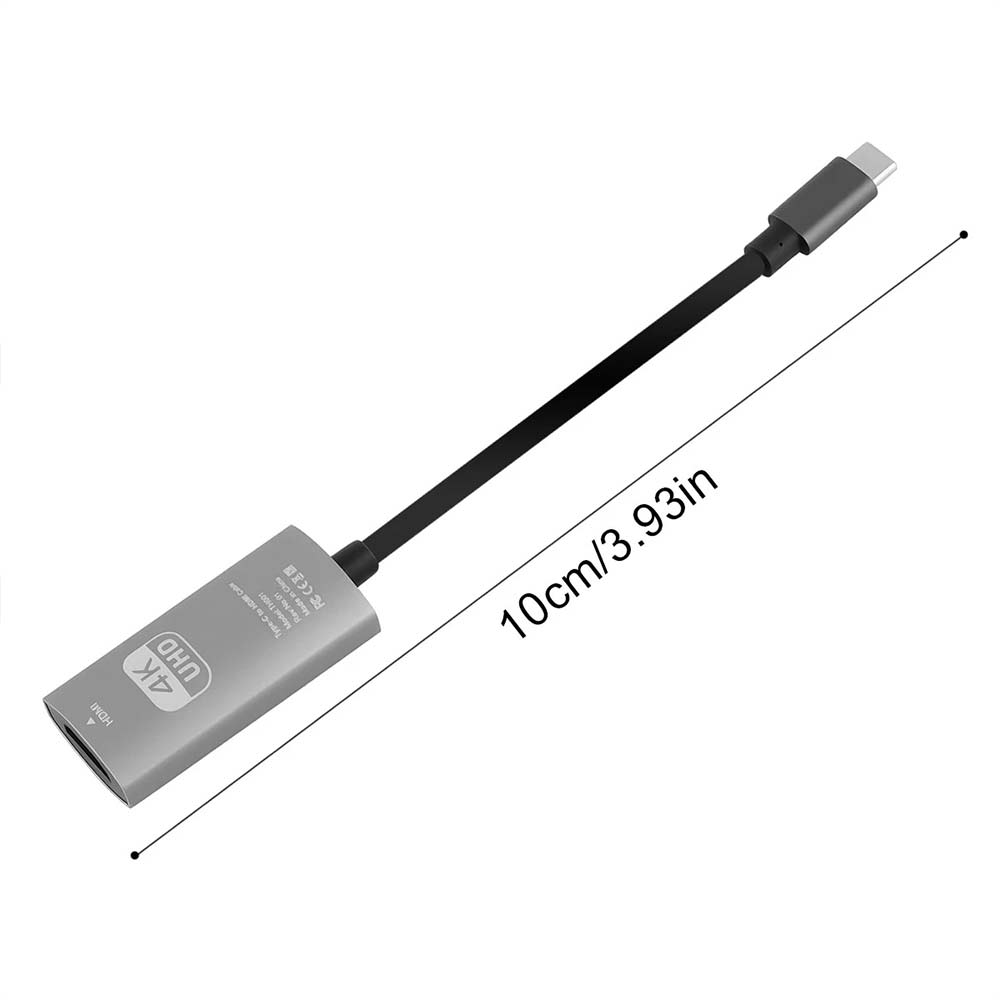 USB 3.1 Type C to HDMI Adapter Cable - 4K 60Hz for Laptop, Tablet, TV