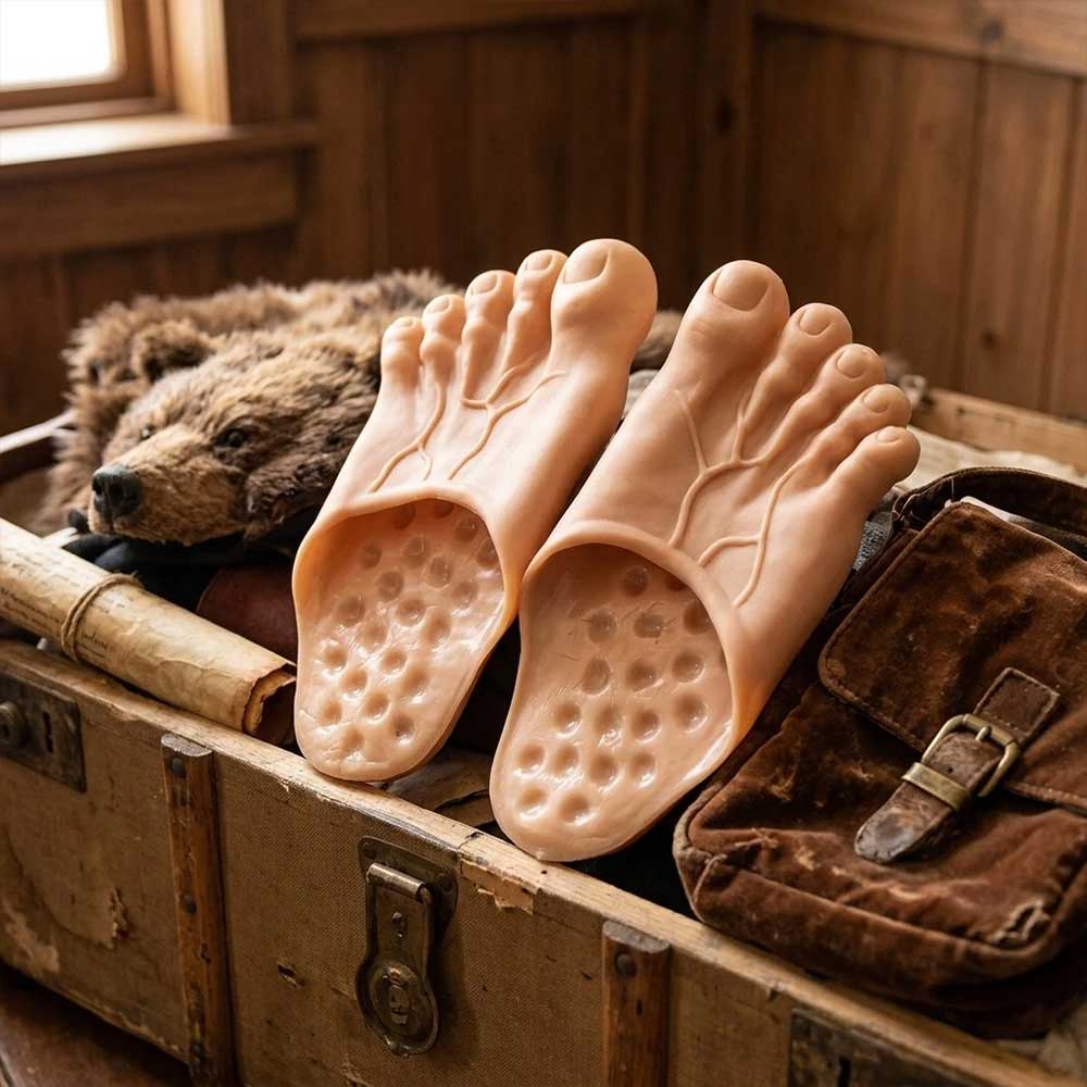 Giant Foot Slippers – Funny Costume Props with Non-Slip Soles for Parties