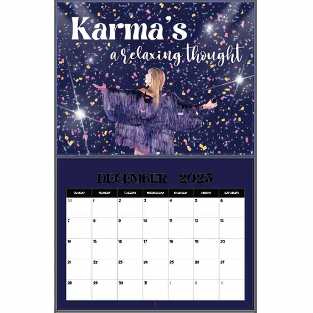 Taylor Swift Calendar：Taylor swift 2025 Calendar Eras In my 2025 Era Calendar