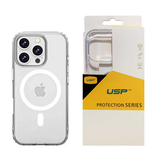 Clear Case For Magsafe For iPhone 15 14 Pro Max Magnetic Hard Acrylic Cover
