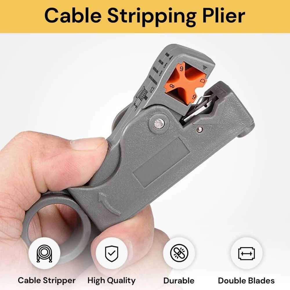 Automatic Wire Cutter Stripper Pliers Electrical Cable Crimper Terminal Tool