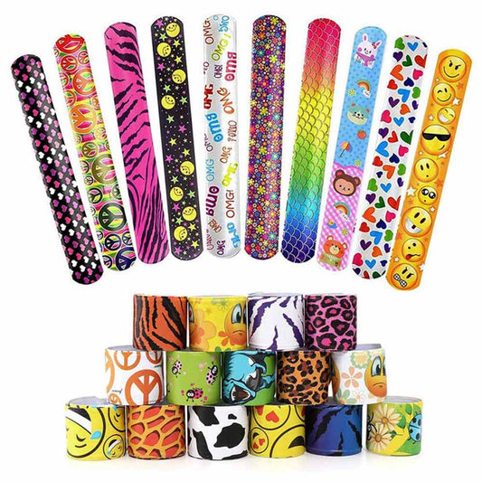 Wristband Slap Bands Slap Bracelets Kids Party Bag Fillers Toy Gift Favor