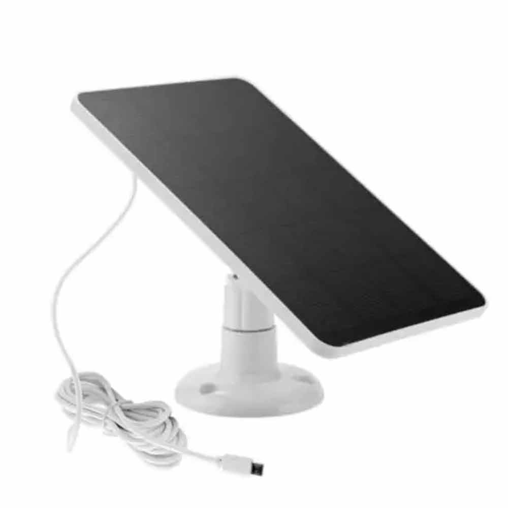 Solar Panel Outdoor Camera Security Cam Micro USB Battery Charger 5V 3m Cable