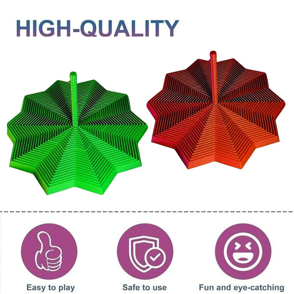 2Pack 3D Fidget Star - Expandable Sensory Toy, Hexagon Fractal Fidget for Stress Relief