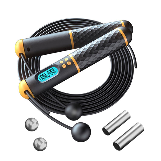 2 In 1 Jump Rope With Digital Counter Calorie Count Cordless Skipping Rope