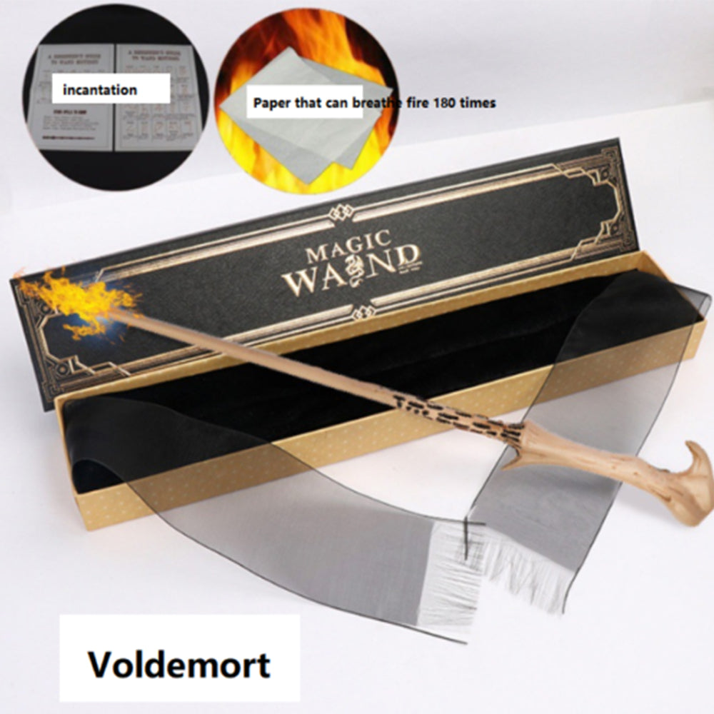 Harry Potter Same Style Flame Magic Wand Toy Real Fireball CosPlay Halloween