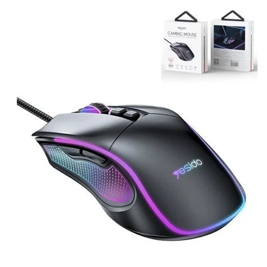 RGB Gaming Mouse Wired 7200 DPI - 6 Programmable Buttons Optical Sensor PC Laptop