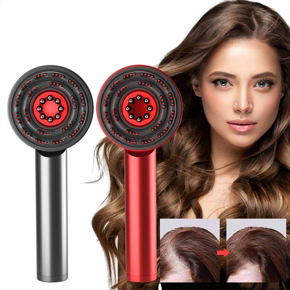 Massage Scalp Hair Comb Red Light Therapy Massage Brush Hair Growth Comb Massager