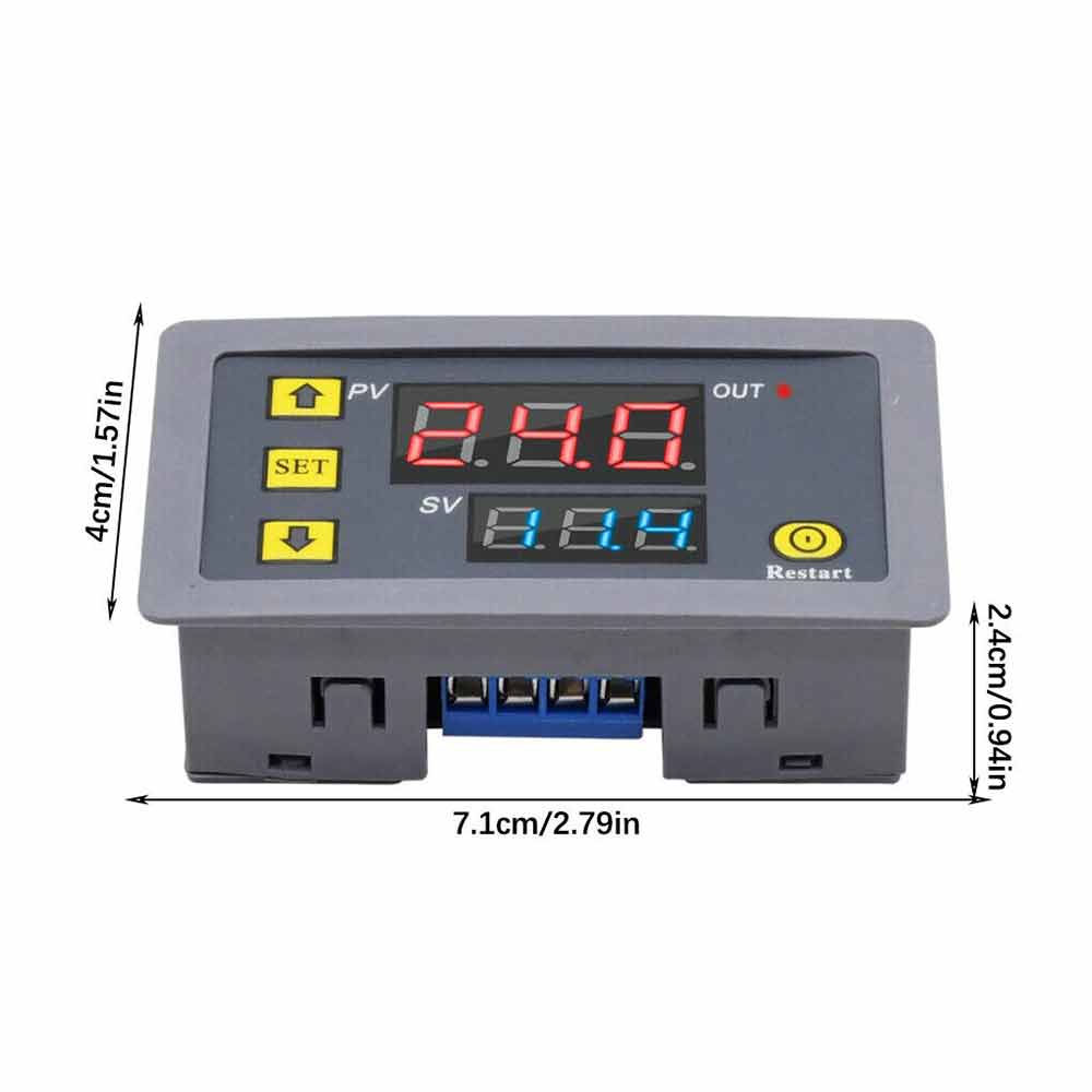 DC 12V 24V Digital Timing Delay Relay Home Adjustable Cycle Timer Control Switch