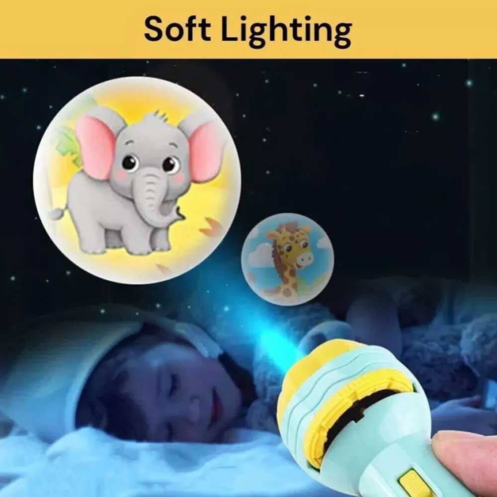 Kids Torch Projector Lights 48 Projection Flashlight Kids Educational Toys