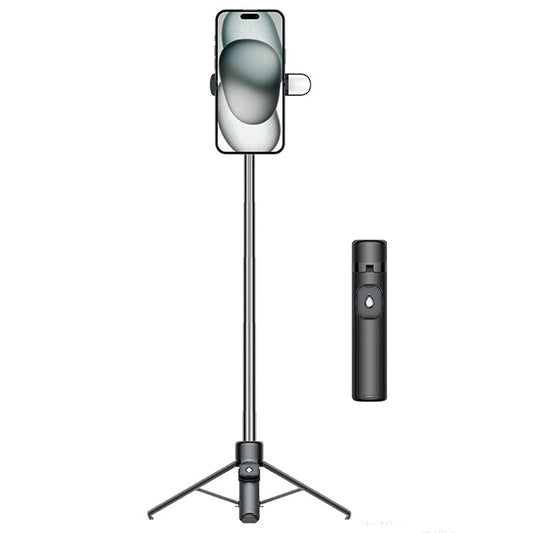 Universal Extendable Bluetooth Wireless Selfie Stick with Fill Light Tripod
