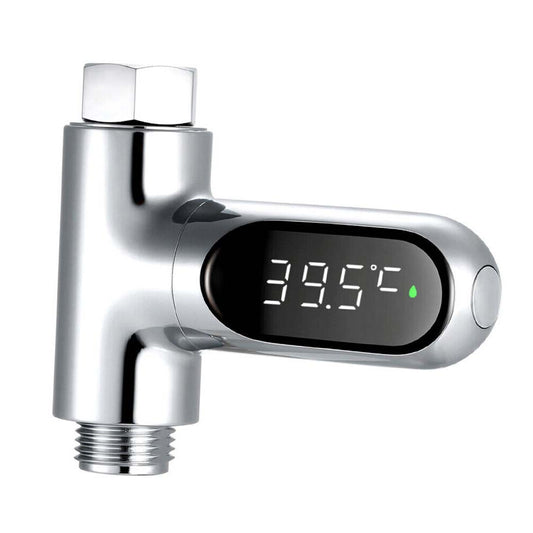 Digital Shower Thermometer Kitchen Bath Water ℃/℉ Selection Temperature Monitor