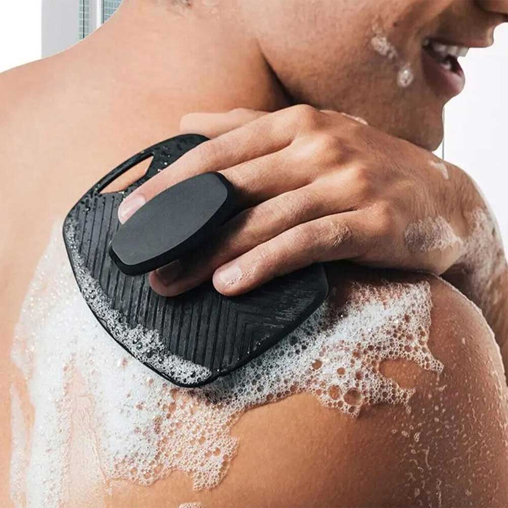 Silicone Body Scrubber Shower Exfoliating Scrub Sponge Washing Massage Brush