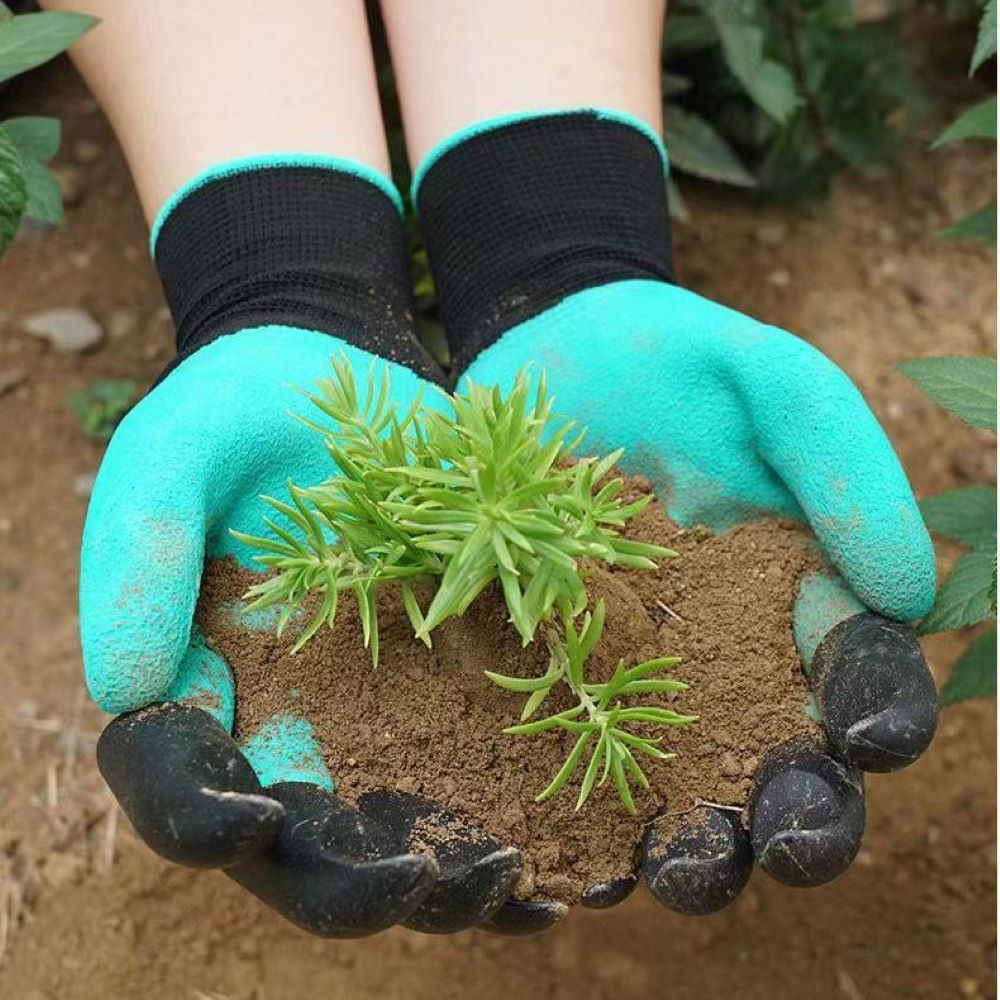 Gardening Gloves with Claws – Anti-Slip Waterproof Wear Resistant for Planting