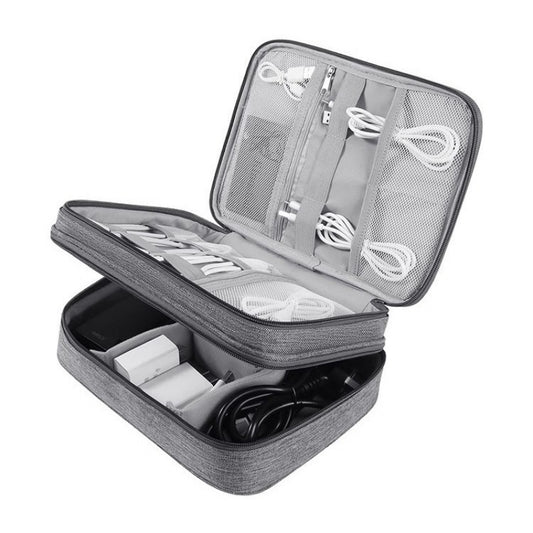 Travel Cable Organizer Bag Electronic Accessories USB Drive Storage Case Charger