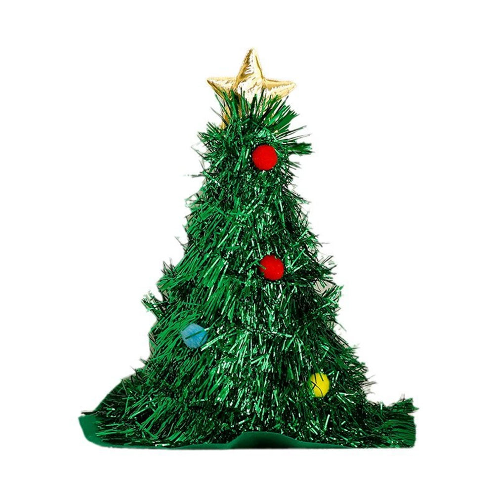 Christmas Tree Hat | Festive Xmas Party Headwear with Tree Design for Holiday Events
