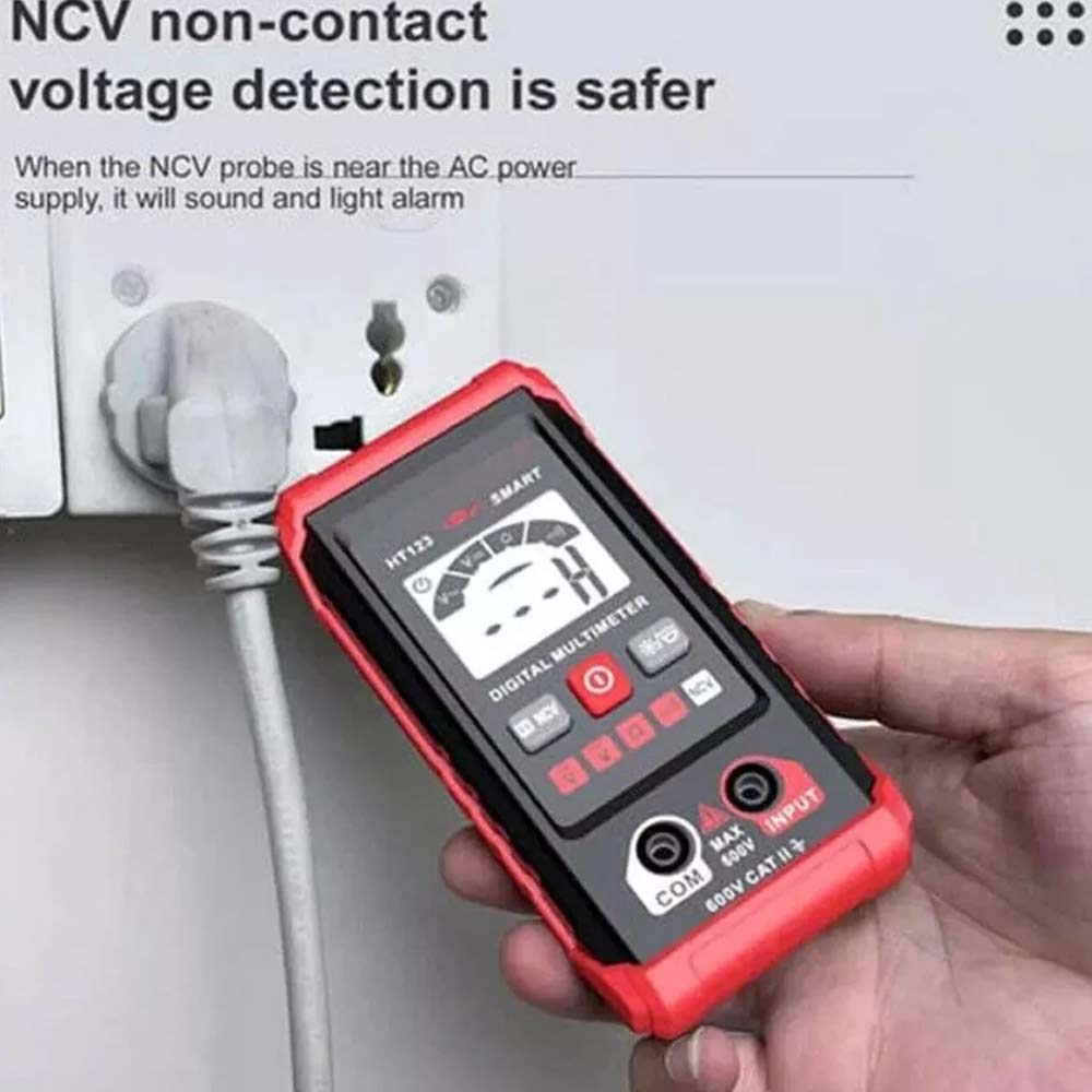 Digital Multimeter, Auto-Ranging Voltmeter,Tm-510 4000 Counts,Smart Measurement