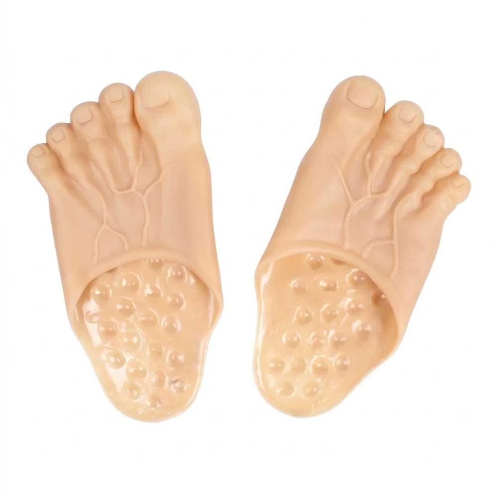 Giant Foot Slippers – Funny Costume Props with Non-Slip Soles for Parties