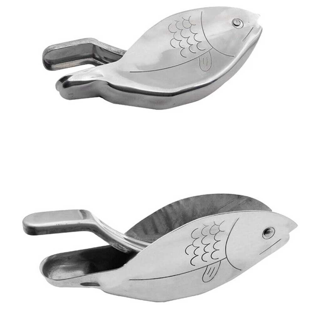 Stainless Steel Lemon Squeezer - Fish Shape Manual Juicer for Lime & Citrus