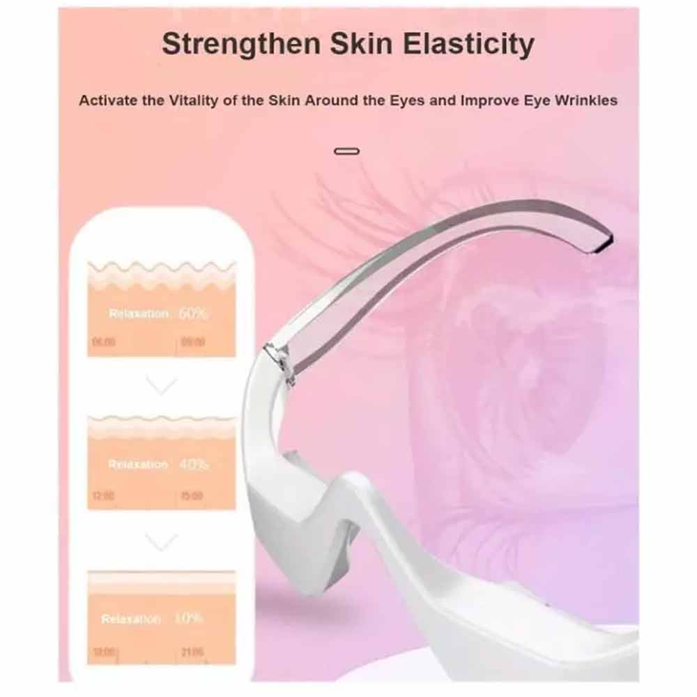 Under Eye Device,Revital Eyes Red Light Glasses,Eyes Bag Remover