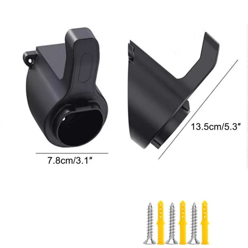 EU Type 2 /Tesla EV Charger Plug Holder Bracket Socket Charging Wall Mount