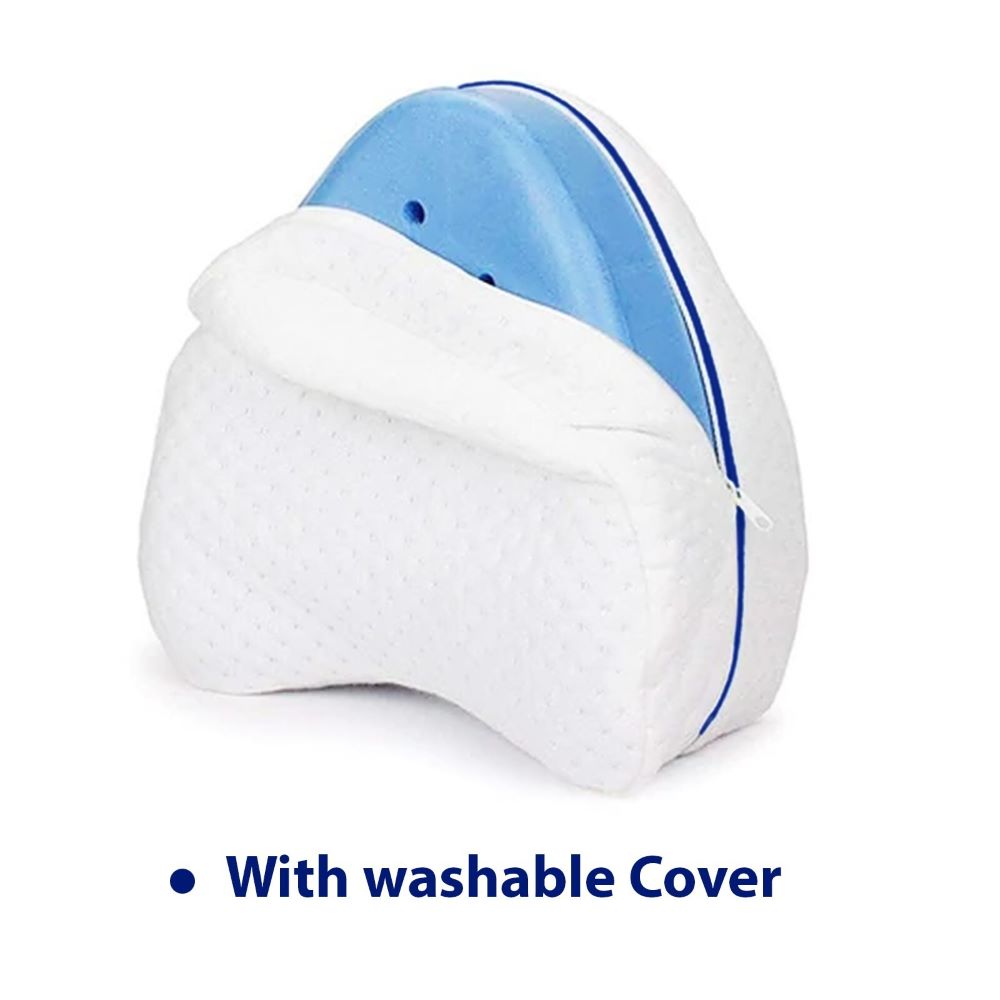 Memory Foam Orthopedic Leg & Knee Support Pillow – For Body Alignment While Sleeping