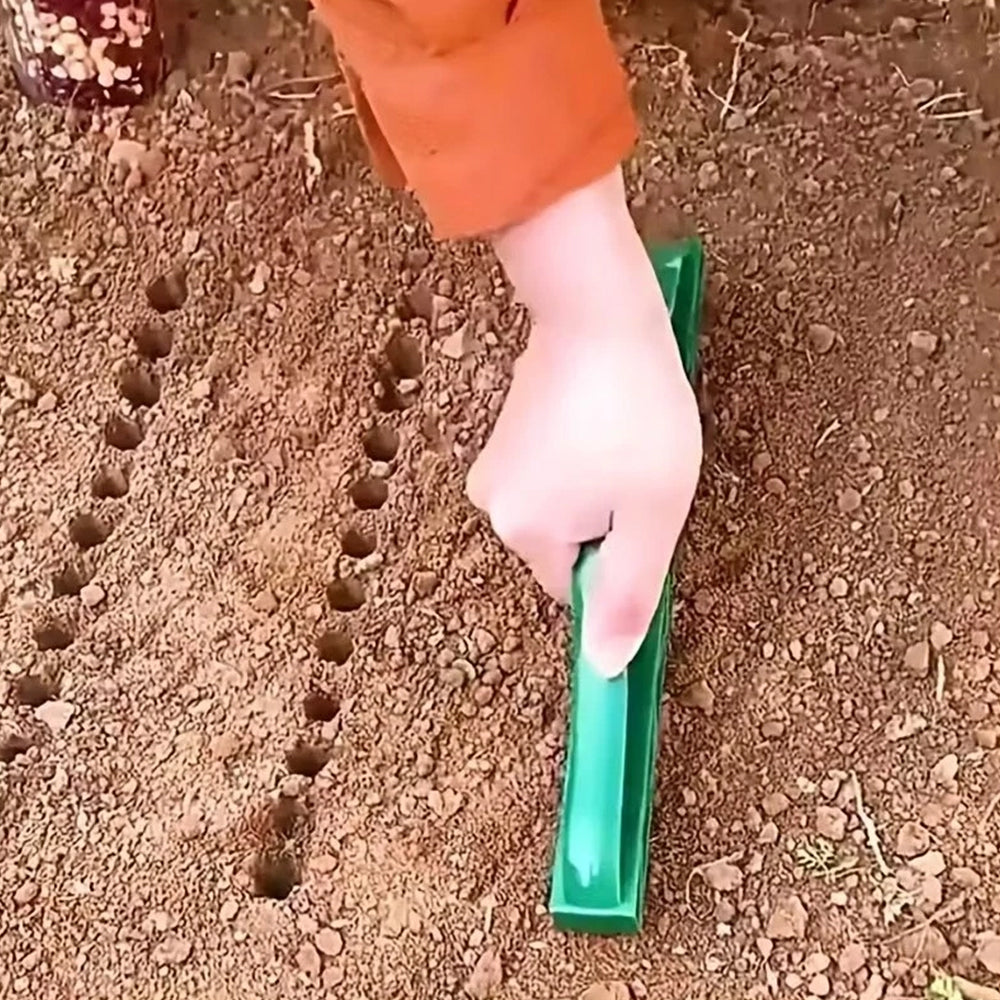 3PCS Hand Dibber Set - Garden Hole Punch Tool for Sowing Seeds & Planting