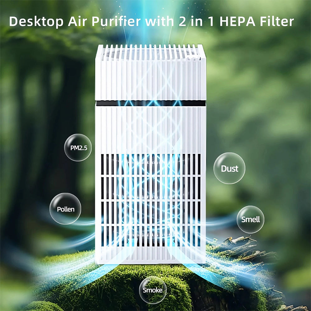 Medical Grade HEPA Air Purifier for Large Rooms - Removes Smoke, Odor, Pet Dander