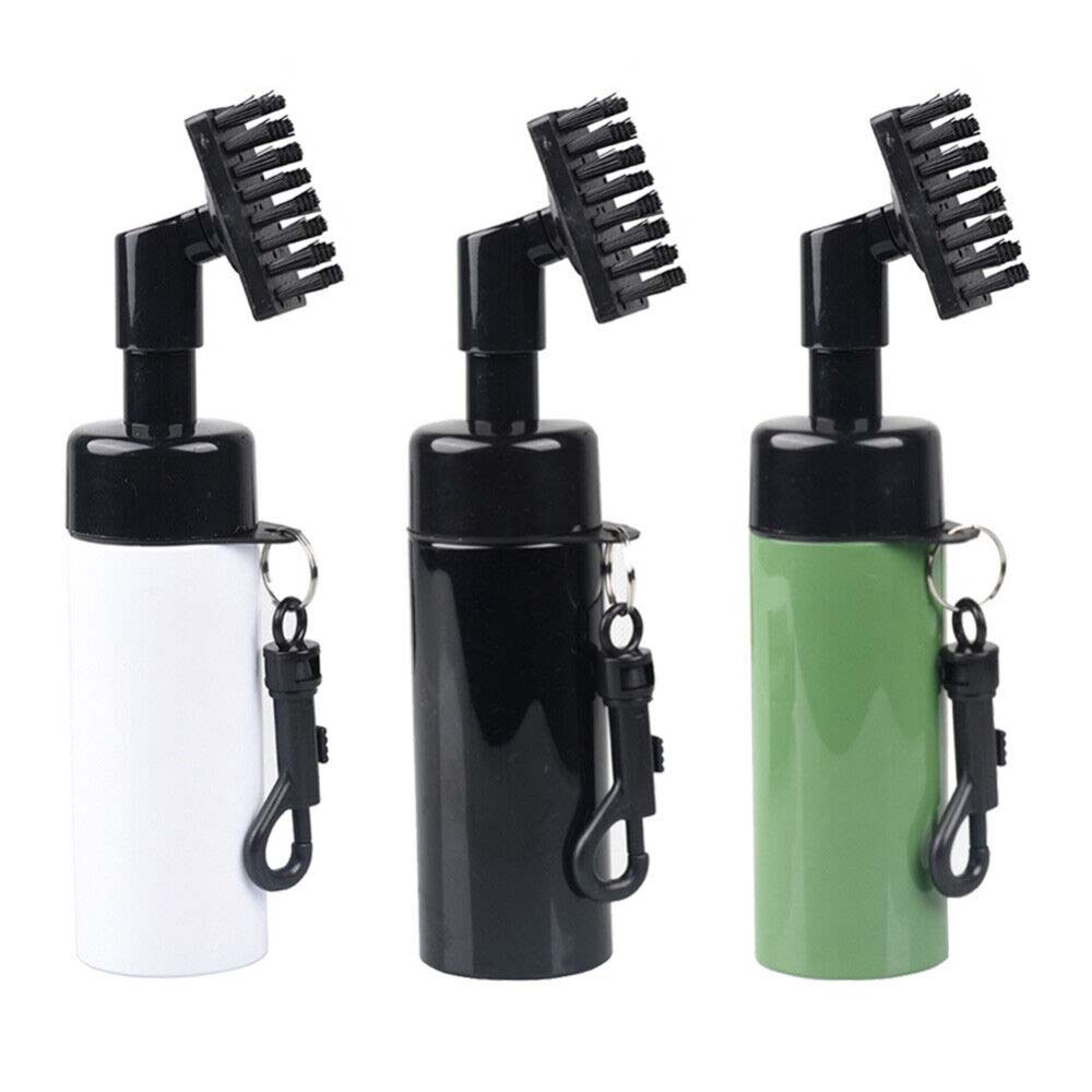 Golf Club Cleaning Brush Reel Groove Cleaner With Extrusion Water Bottle