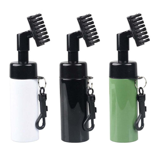 Golf Club Cleaning Brush Reel Groove Cleaner With Extrusion Water Bottle