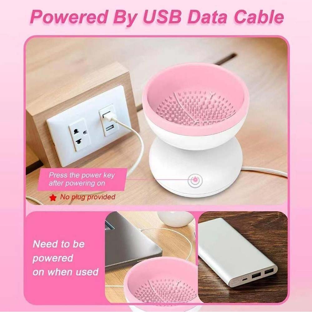 Brush Cleaning Tool Automatic Cosmetic Brush Makeup Brush Cleaner Machine