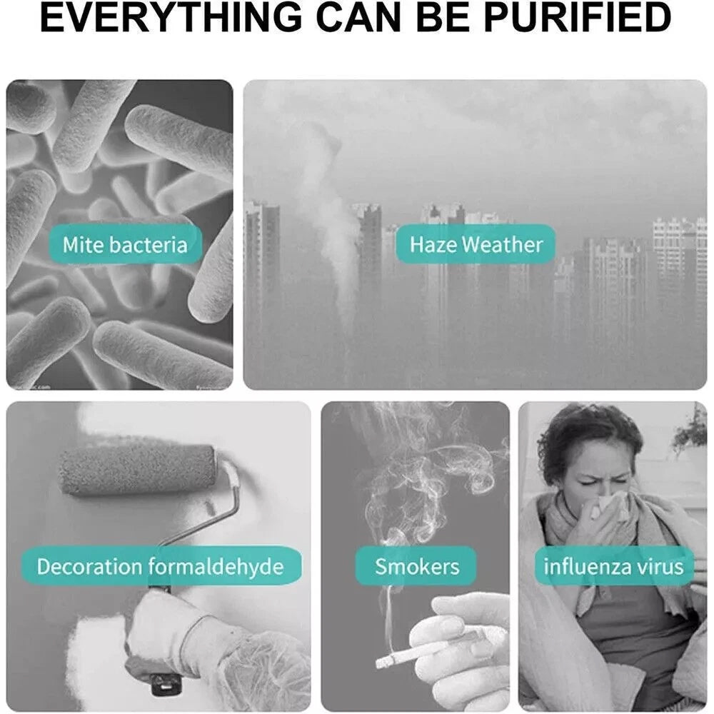 Touch Home Air Purifier for Large Rooms - Medical Grade HEPA, Smoke Odor Pet