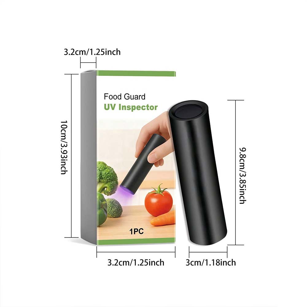 UV Black Light Flashlight – Portable UV Flashlight for Vegetable & Produce Detector