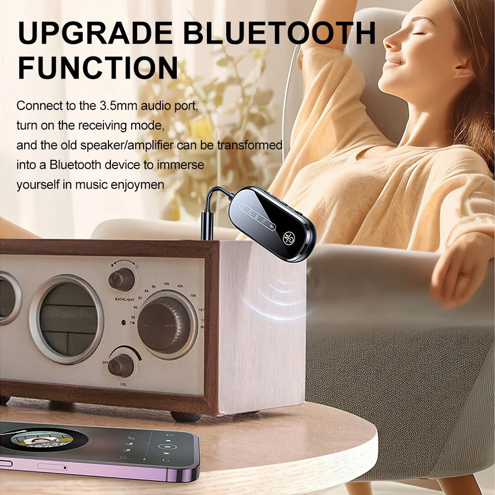 Airplane Bluetooth Transmitter for AirPods - Wireless Audio Adapter for Headphones