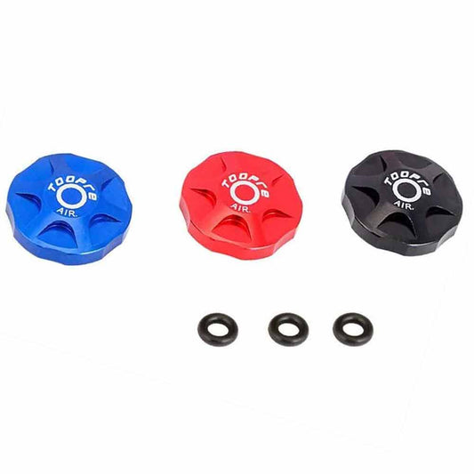 3 Colors MTB Fork Air Valve Cap, CNC Aluminum Alloy Presta Valve Cover for Magura, FOX, DT Swiss, RockShox