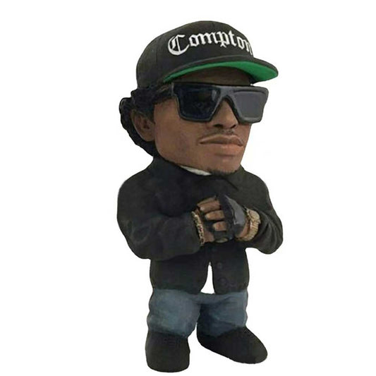 10cm Resin Small Pop-Rapper Star Tupac Figure Cool Hip Hop Guy Desktop Statue