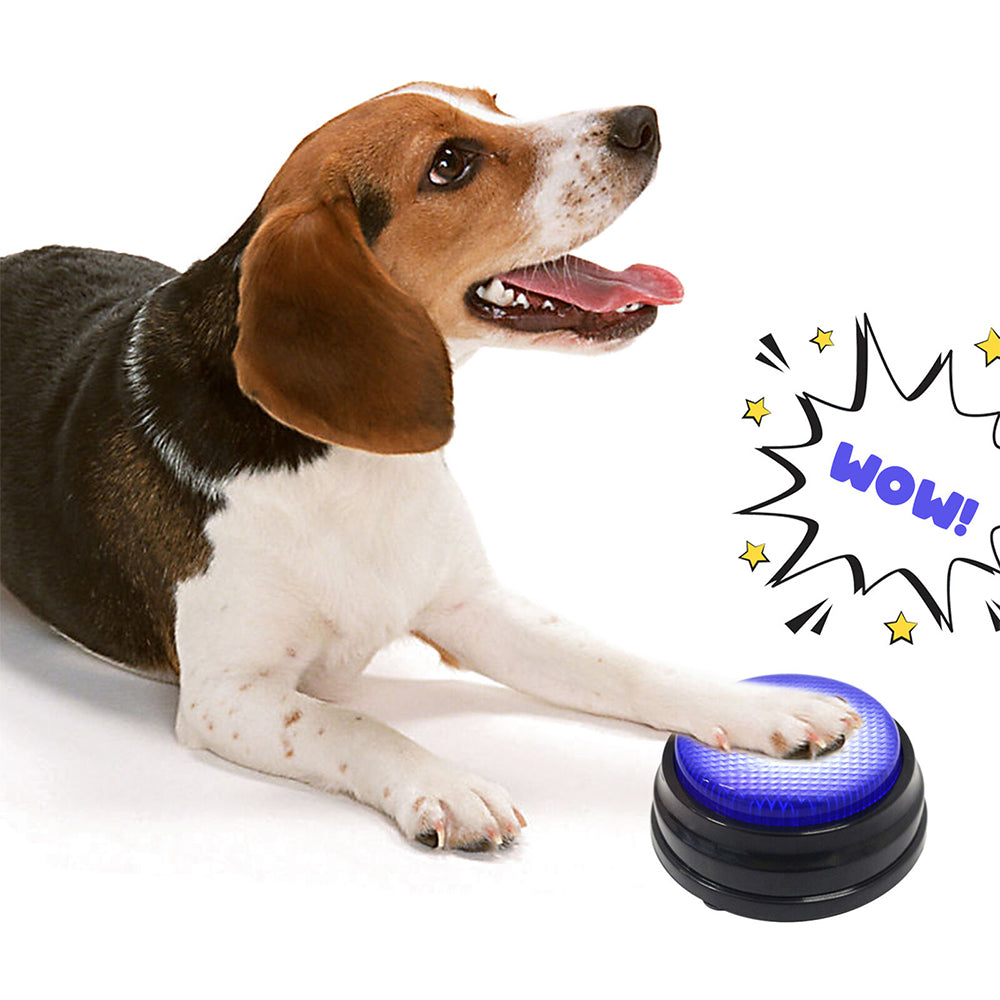 4X Pet Starter Recordable Talking Speaking Button Dog Training Communication Toy