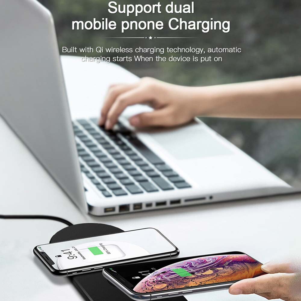 3-in-1 Wireless Charging Dock – for Apple Watch, iPhone & AirPods