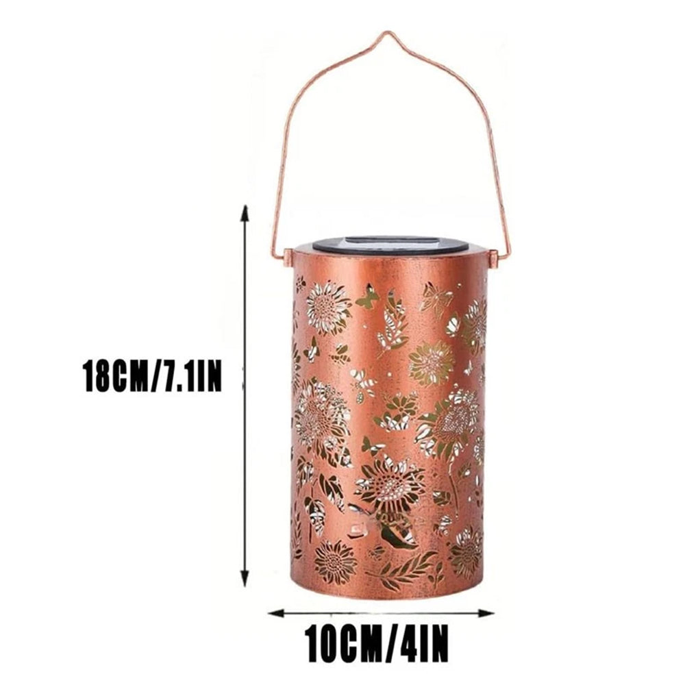 Sunflower Solar Lantern – Outdoor Waterproof Hanging Light for Garden, Yard & Patio